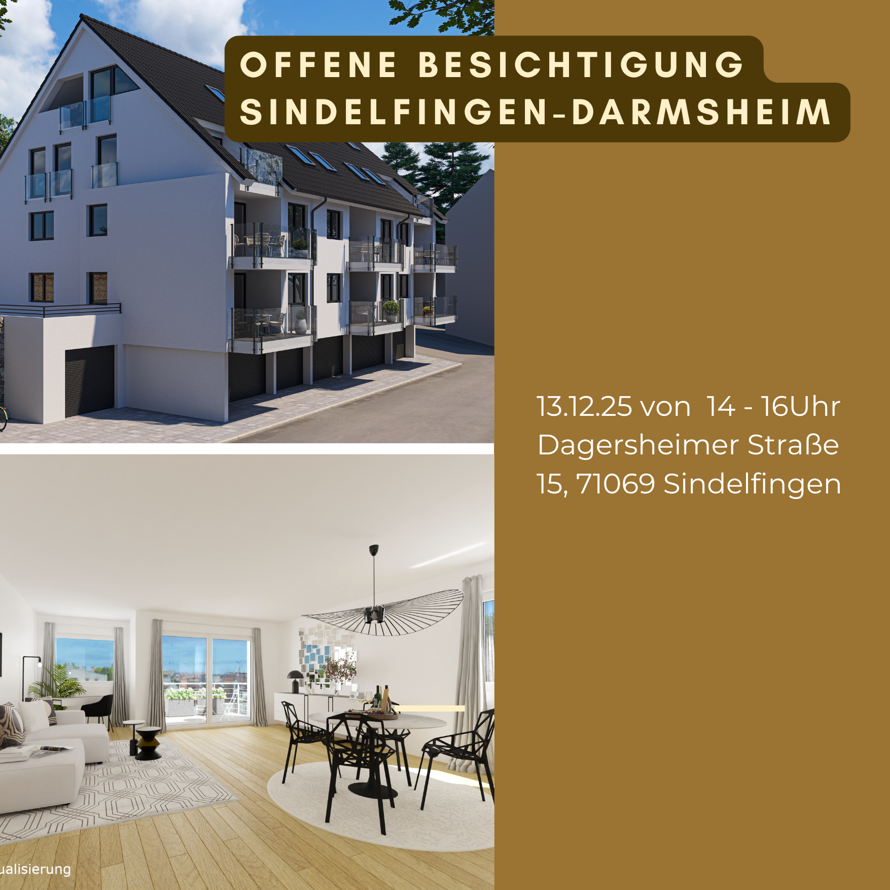 Neubau-Wohnungen in Sindelfingen Darmsheim - Offene Besichtigung